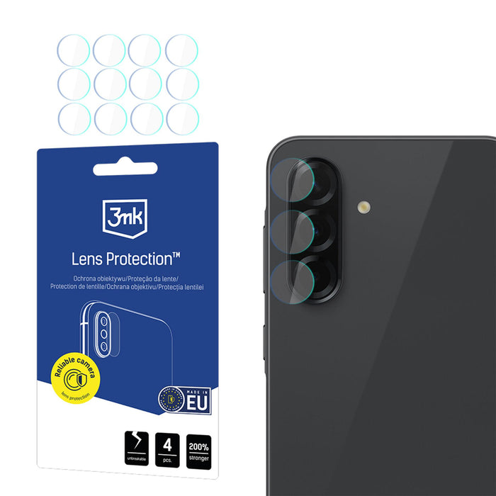 3mk Хибридно стъклено фолио за камера за Samsung Galaxy A37 / A57