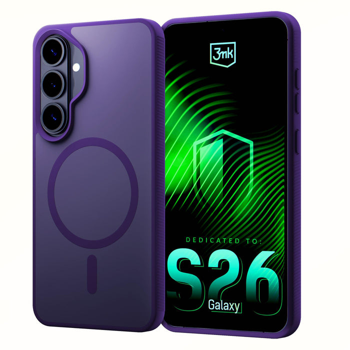 3mk Smoke MagCase за Samsung Galaxy S26 - лилав