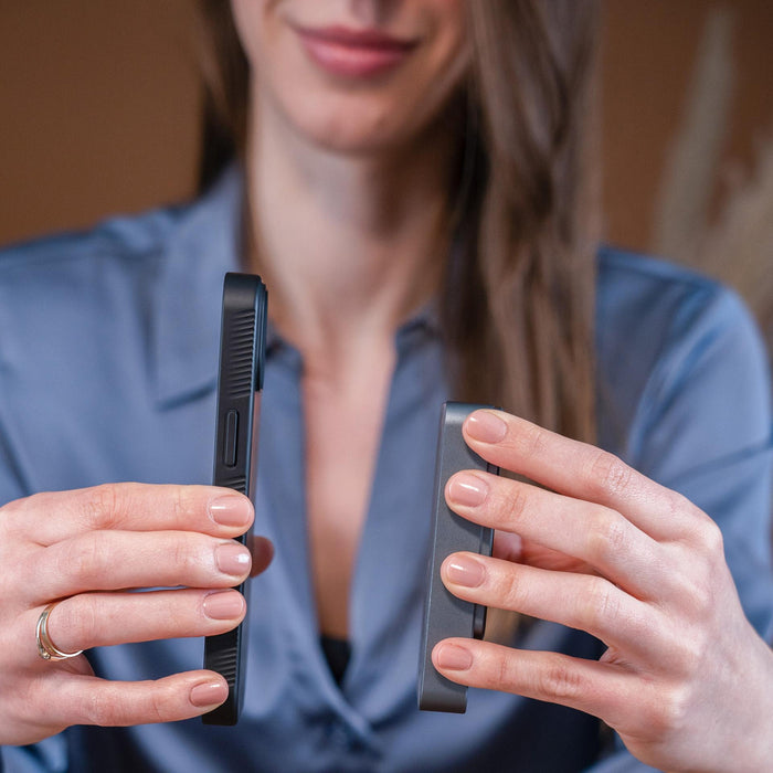 3mk Smoke MagCase за Samsung Galaxy S25 Ultra - бял-прозрачен