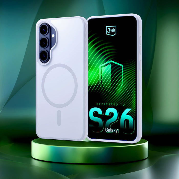 3mk Smoke MagCase за Samsung Galaxy S26+ - бял