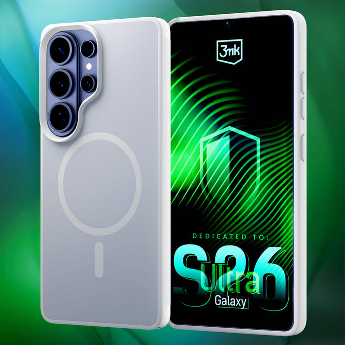 3mk димящ се калъф за Samsung Galaxy S26 Ultra - бял