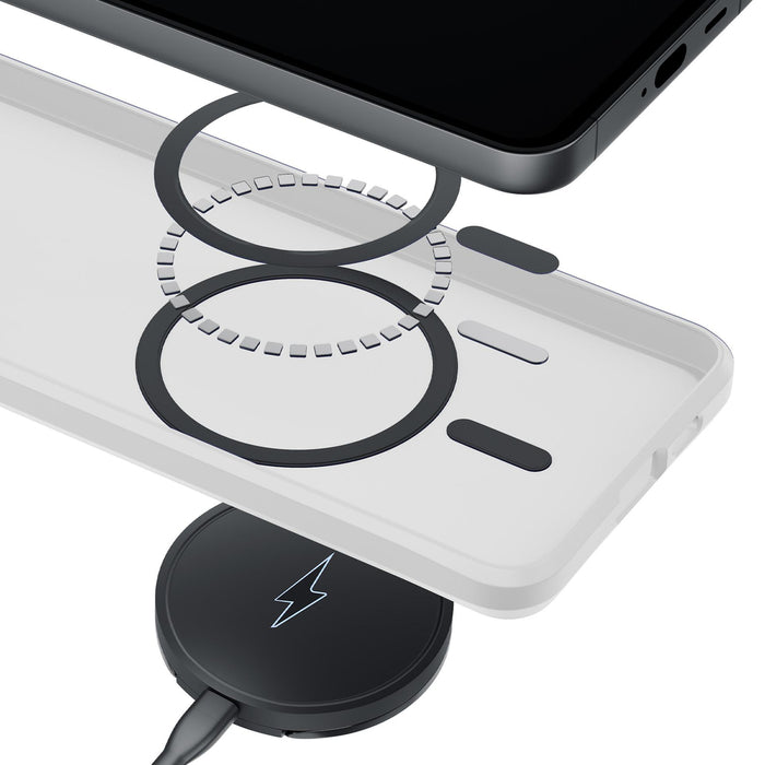 3mk димящ се калъф за Samsung Galaxy S26 Ultra - бял