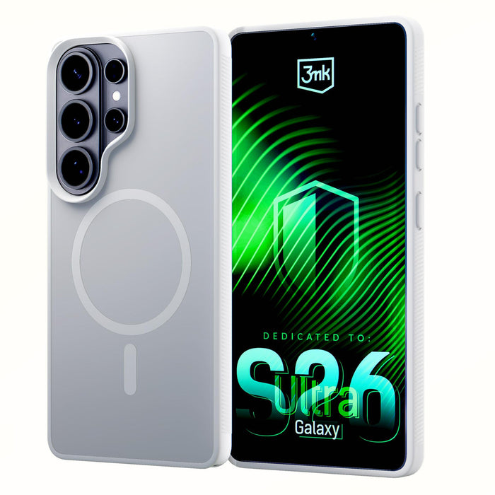 3mk димящ се калъф за Samsung Galaxy S26 Ultra - бял