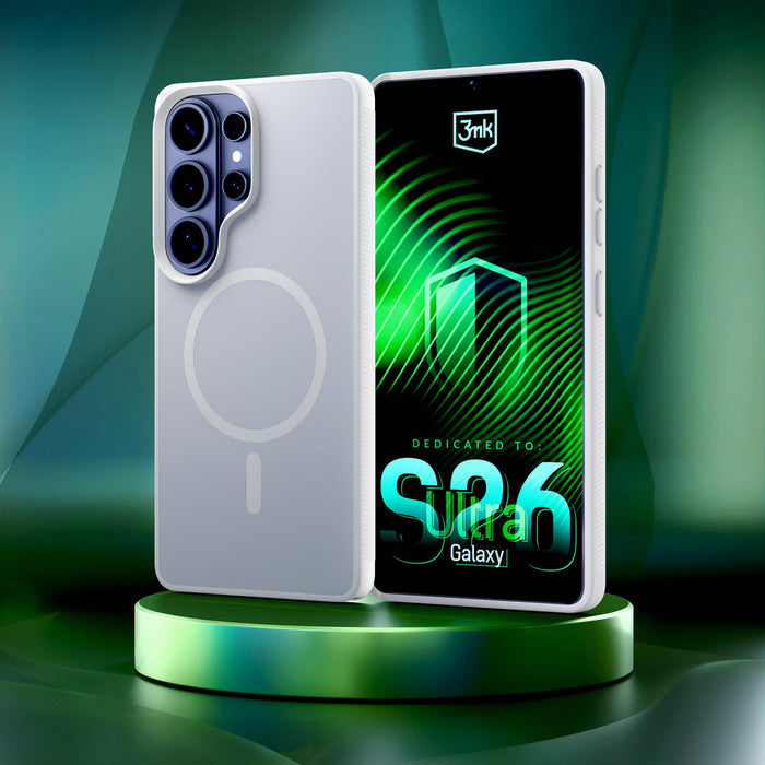 3mk димящ се калъф за Samsung Galaxy S26 Ultra - бял