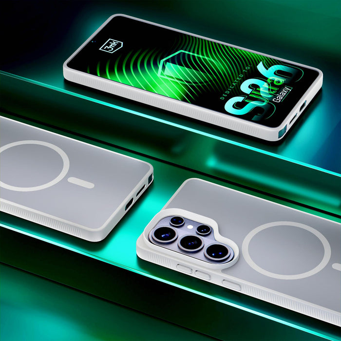 3mk димящ се калъф за Samsung Galaxy S26 Ultra - бял