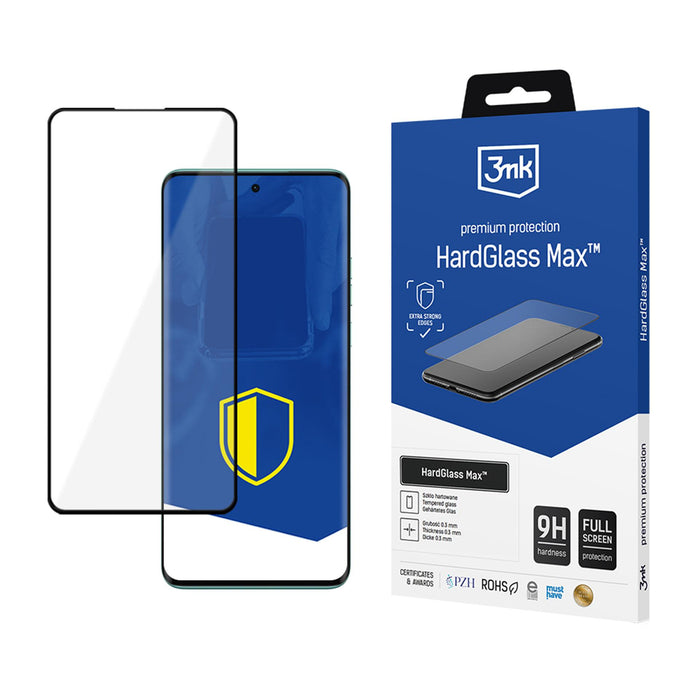 3mk HardGlass Max черно закалено стъкло за Motorola Edge 40 Neo