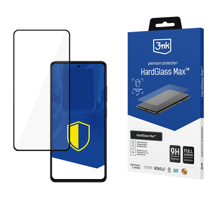 3mk HardGlass Max Black Full Coverage подсилено закалено стъкло за Google Pixel 8 5G