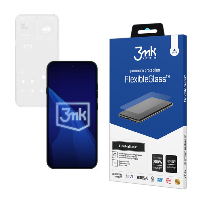 3mk FlexibleGlass™ хибридно стъкло за телефони Nothing (4a) Pro