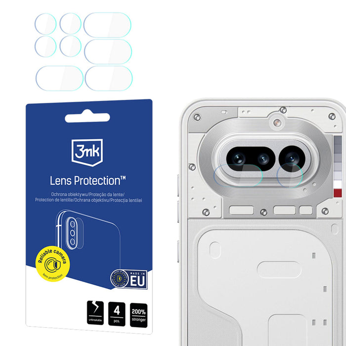 3mk Lens Protection™ хибридно стъкло за обектив за камера за телефон Nothing (4a)