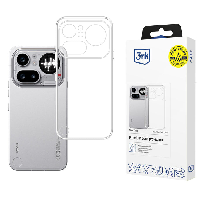 3mk Прозрачен калъф за Nothing Phone (4a) Pro - прозрачен