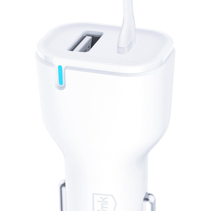 3mk Зарядно за кола 20W PD3.0 QC 3.0 USB 1A1C - Бяло