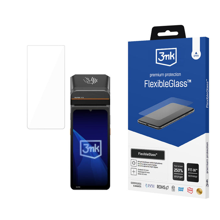 3mk хибридно стъкло FlexibleGlass™ на SUNMI V3