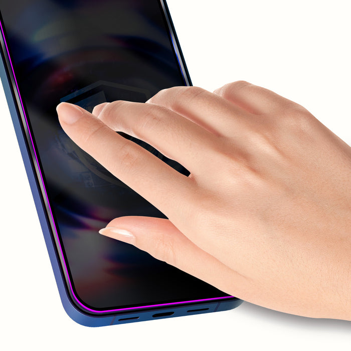 9H закалено стъкло с 3mk HardGlass Max филтър за поверителност за iPhone 15 Pro Max