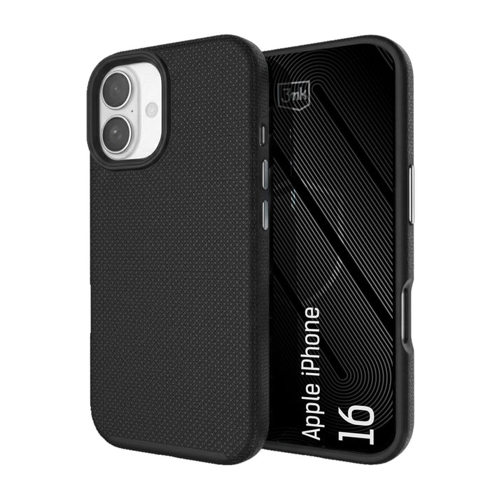 3mk Fortis MagCase за iPhone 16 - черен