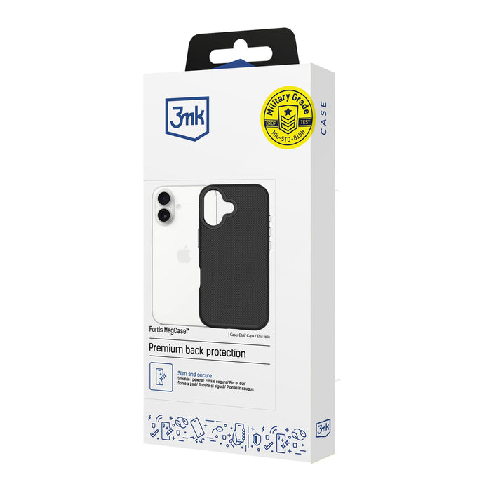 3mk Fortis MagCase за iPhone 17 - черен
