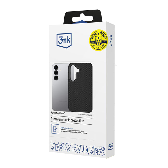 3mk Fortis MagCase за Samsung Galaxy S25 - черен