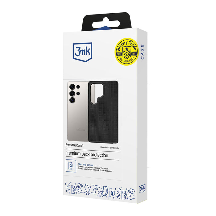3mk Fortis MagCase за Samsung Galaxy S25 Ultra - черен