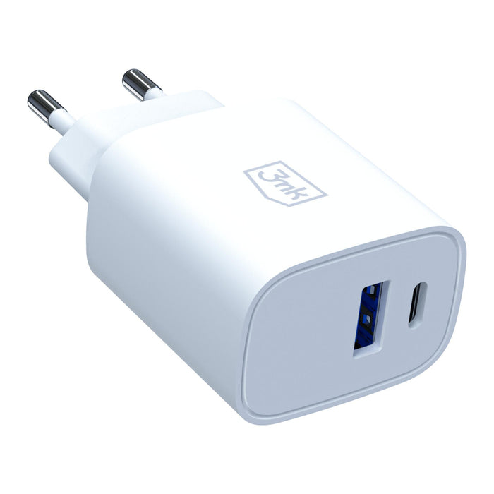 3mk FlowPower 30W 1A1C PD 3.0 QC4+ зарядно за стена - бяло