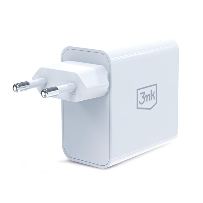 3mk FlowPower 45W 1A1C PD3.0 QC4+ зарядно за стена - бяло