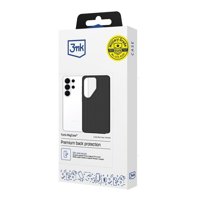 3mk Fortis MagCase за Samsung Galaxy S26 Ultra - черен