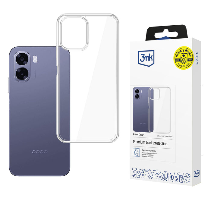 3mk Armor Case за Oppo A6 4G / A6K 4G - Прозрачен