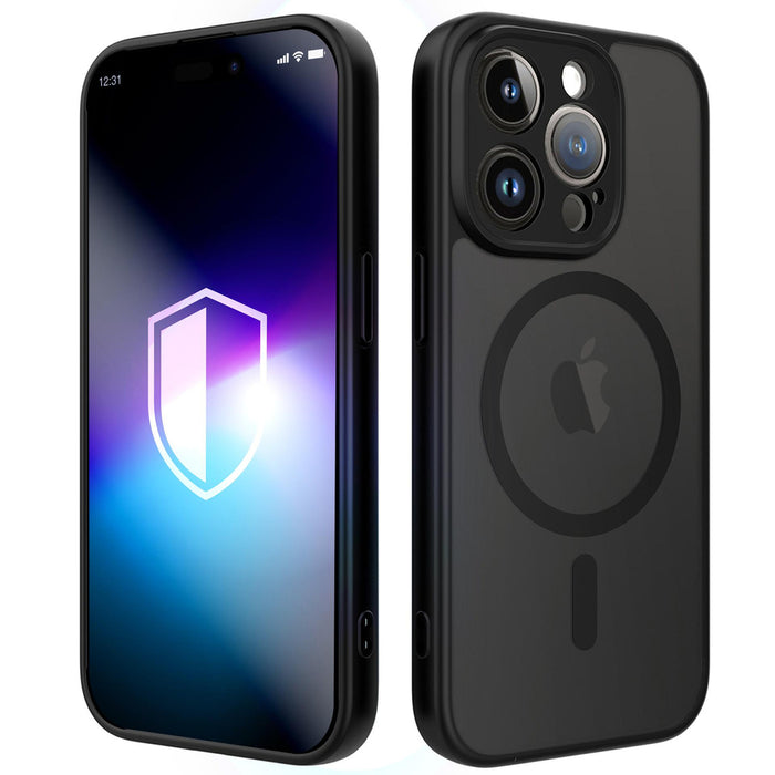 3mk Misty MagCase за iPhone 15 Pro Max - черен