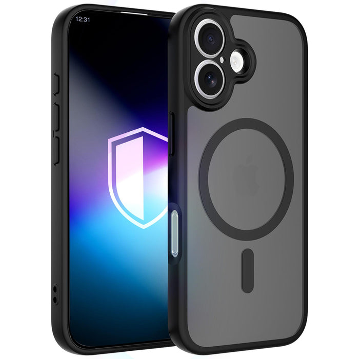 3mk Misty MagCase за iPhone 16 - черен