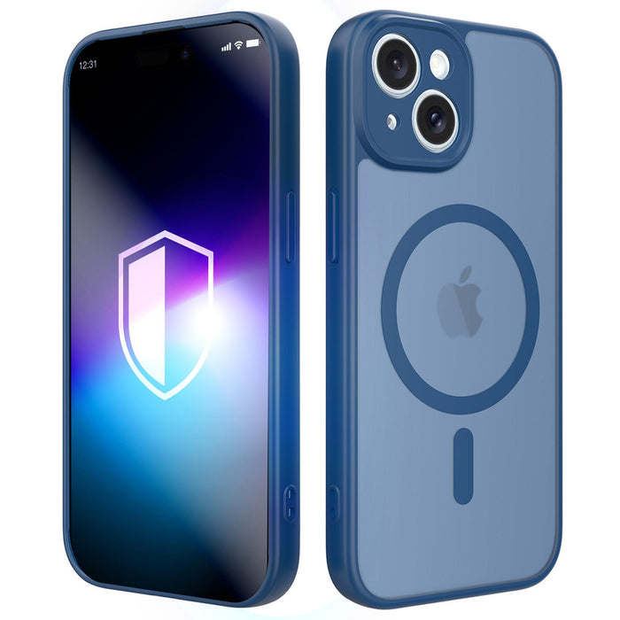 3mk Misty MagCase за iPhone 14 - син