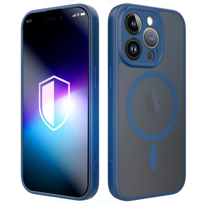 3mk Misty MagCase за iPhone 14 Pro - син