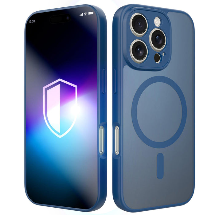 3mk Misty MagCase за iPhone 16 Pro - син