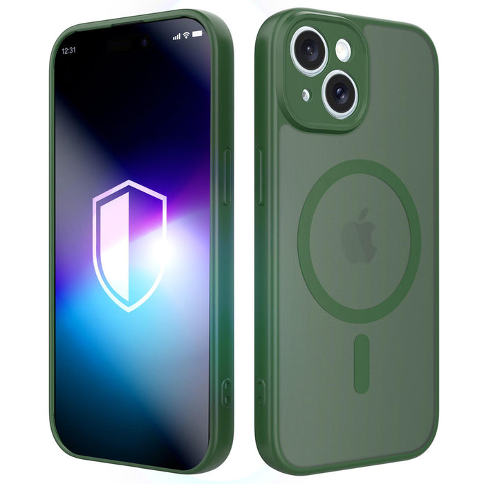3mk Misty MagCase за iPhone 15 - зелен