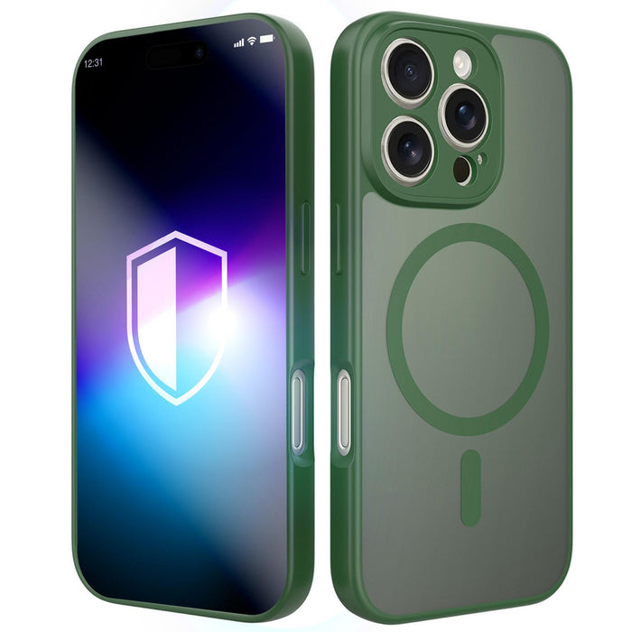 3mk Misty MagCase за iPhone 16 Pro - зелен