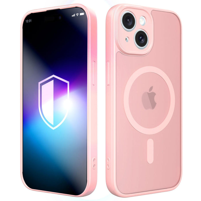 3mk Misty MagCase за iPhone 15 - розов