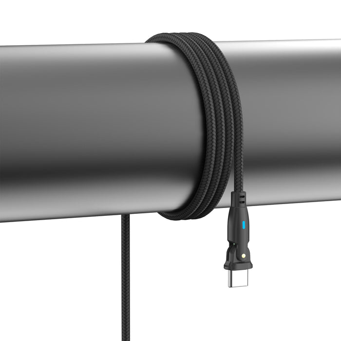 3mk Hyper Cable N-SERIES USB-C / USB-C 1m PD 3.0 QC 3.0 20V / 5A 100W - черен