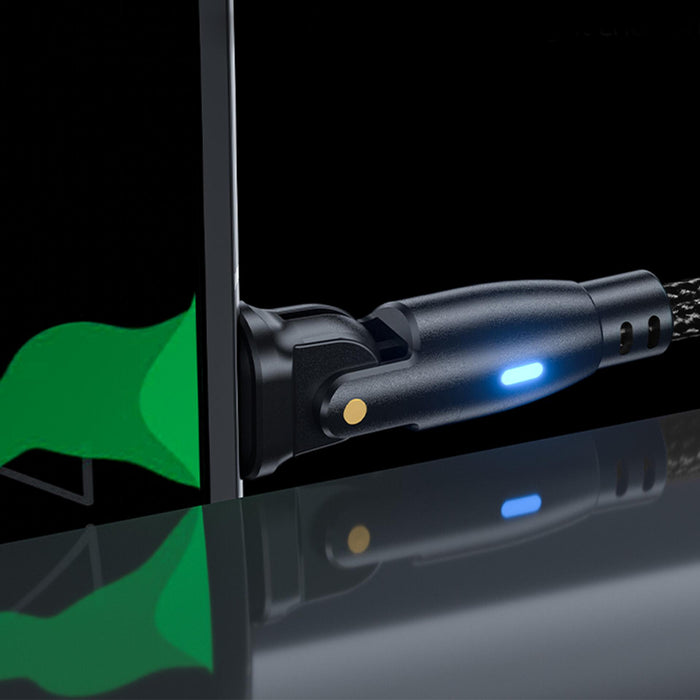 3mk Hyper Cable N-SERIES USB-C / USB-C 1m PD 3.0 QC 3.0 20V / 5A 100W - черен