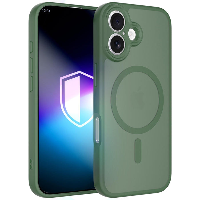 3mk Misty MagCase за iPhone 16 - зелен