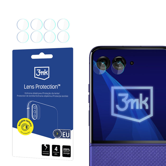 3mk Lens Protection™ хибридно стъкло за обектив на камерата за Motorola Razr 70