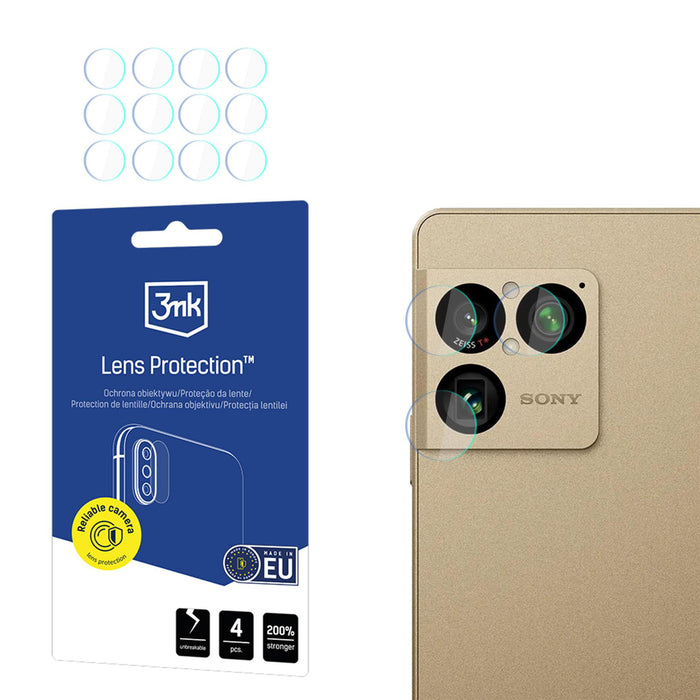 3mk Lens Protection™ хибридно стъклено стъкло за камера за Sony Xperia 1 VIII