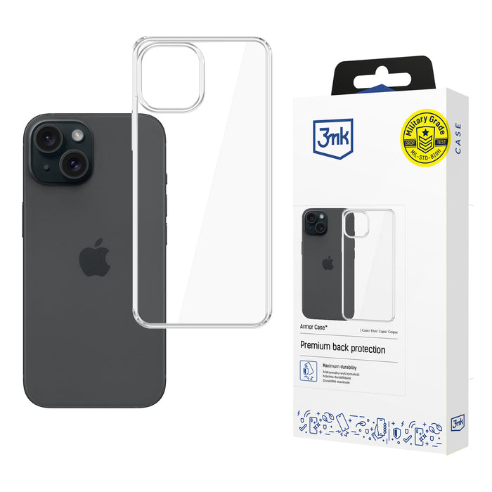 3mk Armor калъф за iPhone 13 / 14 - прозрачен