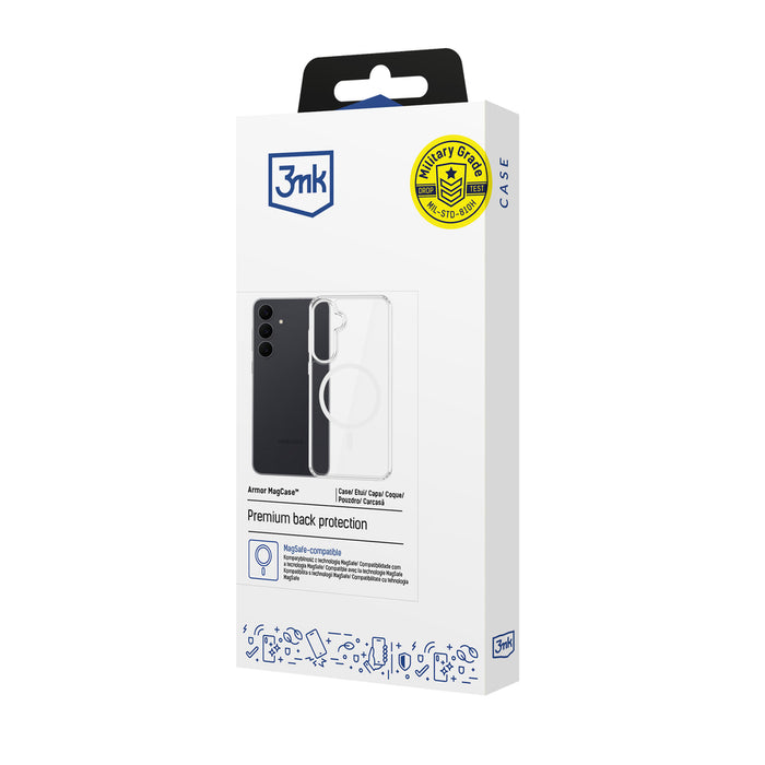 3mk Armor MagCase за Samsung Galaxy S26 FE - прозрачен