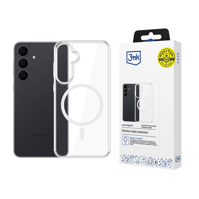 3mk Armor MagCase за Samsung Galaxy S26 FE - прозрачен