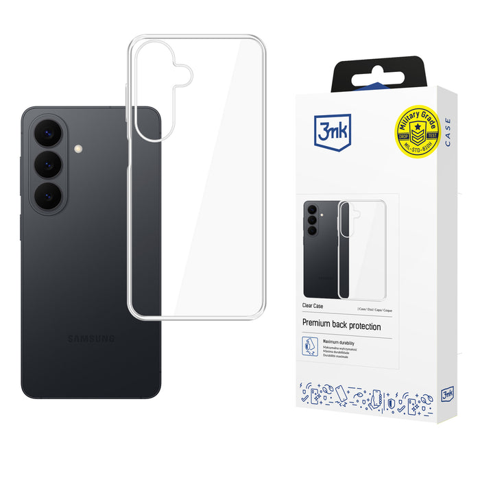 3mk Прозрачен калъф за Samsung Galaxy S26 FE - прозрачен
