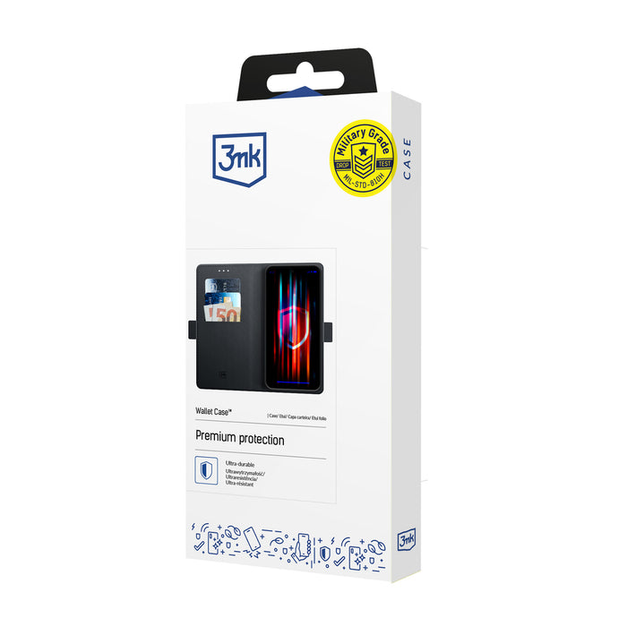 3mk калъф-портфейл за Samsung Galaxy S26 FE - черен