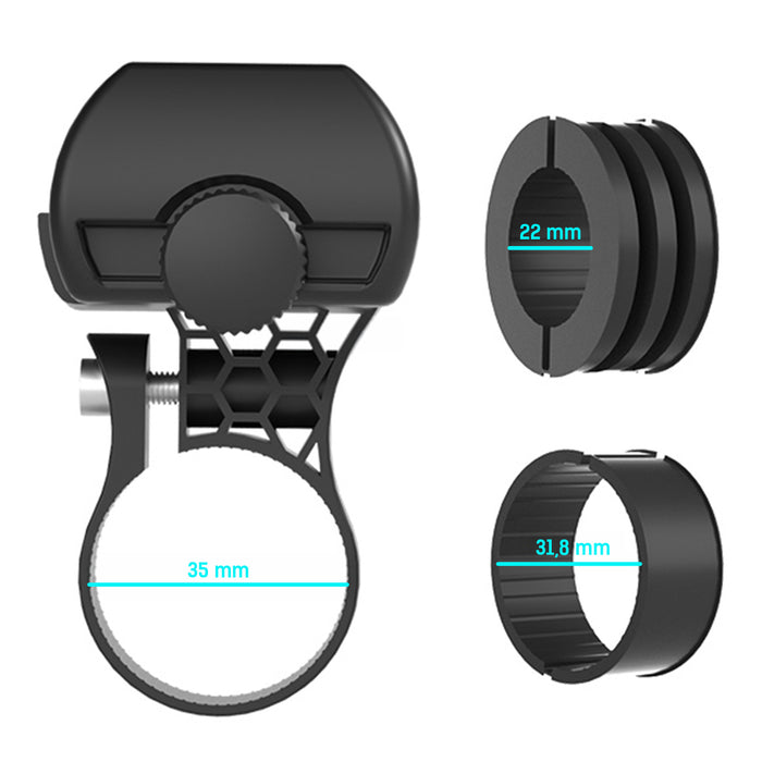 3mk BikeGrip Държач за телефон за велосипед - Черен