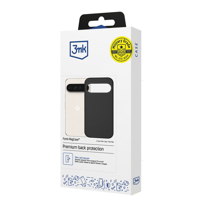 3mk Fortis MagCase за Google Pixel 11 Pro XL - черен