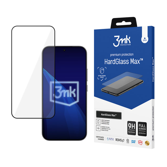 Закалено стъкло 3mk HardGlass Max Black за Xiaomi 17T