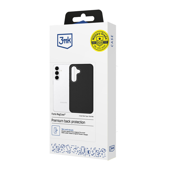 3mk Fortis MagCase за Samsung Galaxy S26 FE - черен