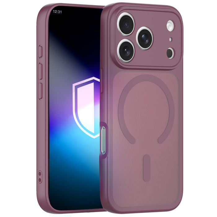 3mk Misty MagCase Deep Cherry калъф за iPhone 17 Pro/ 18 Pro - бордо