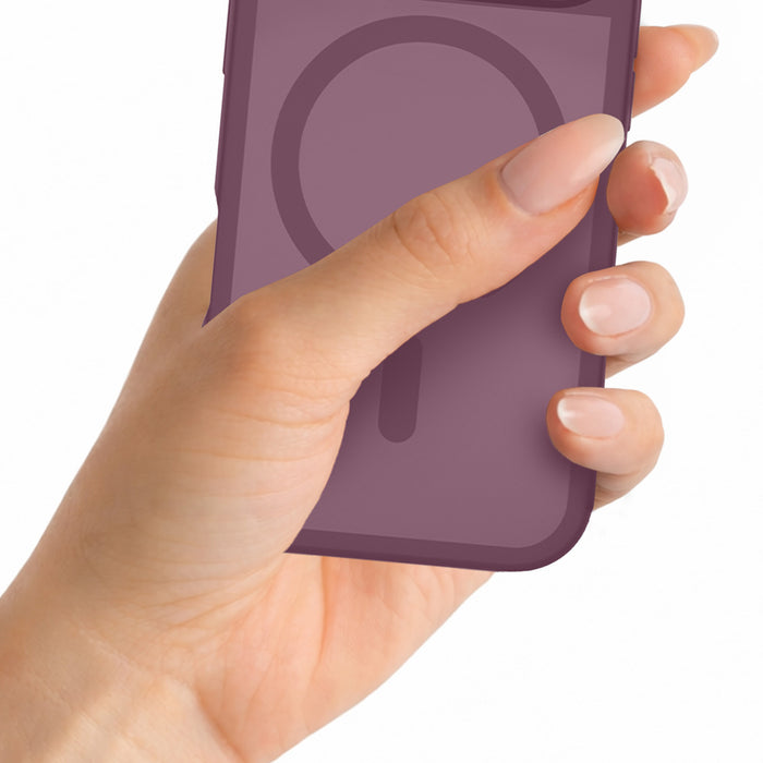 3mk Misty MagCase Deep Cherry калъф за iPhone 17 Pro/ 18 Pro - бордо