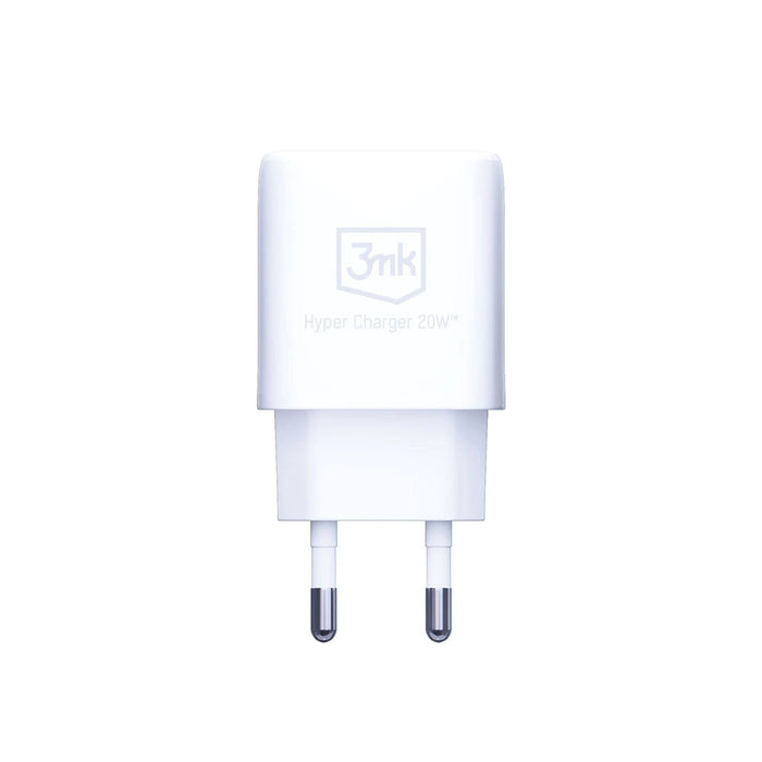 Network charger 3MK HyperCharger, 20W, 1xUSB-C, 1xUSB-A, PD, QC